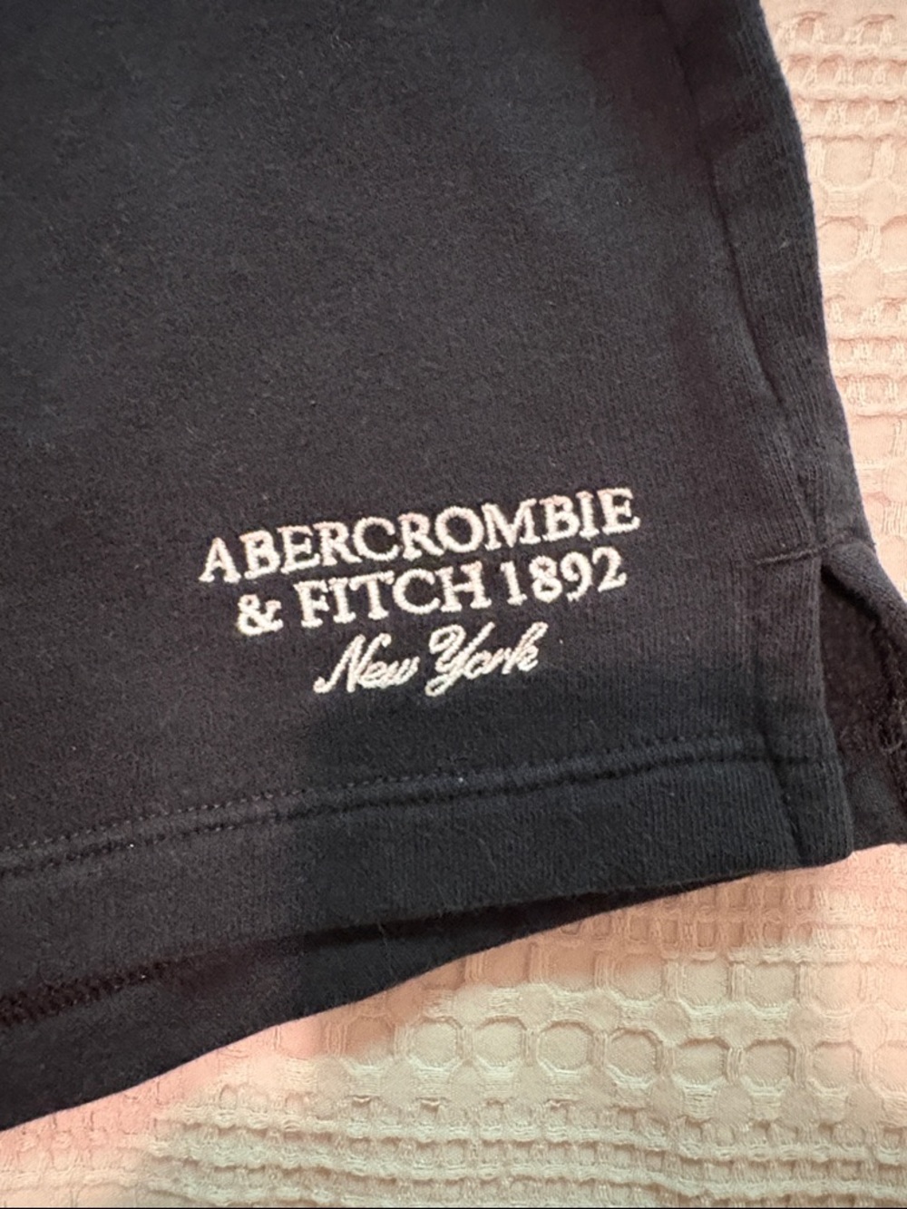 Abercrombie & Fitch Black Soft A&F Collection XS Lounge Shorts - Picture 5 of 8
